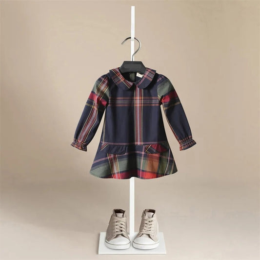 Organic Cotton Brit Plaid Dress