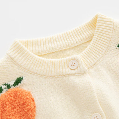 Orange Blossom Baby Cardigan