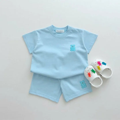 Gummy Bear T-shirt and Shorts Set - Peachy Bloomers