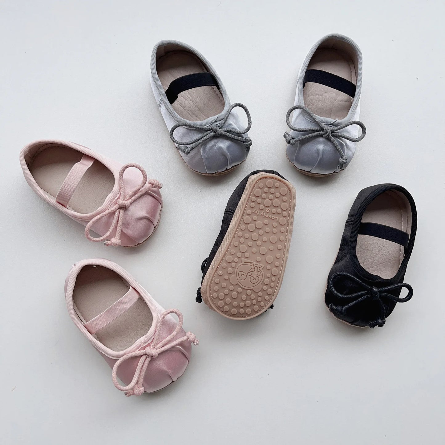 Chloe Velvet Ballet Baby Flats - Peachy Bloomers