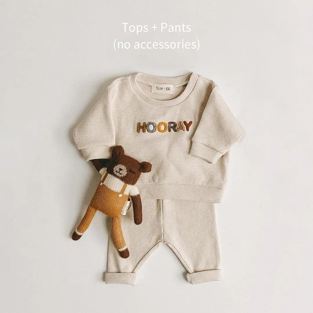 Baby Casual Sweatshirt and Sweatpants Set - Peachy Bloomers