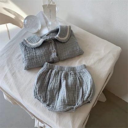 Bloomers Soft Cotton Gauze Baby Set