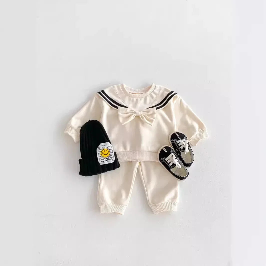 Sailor Girls Sweatshirt and Sweatpants Set