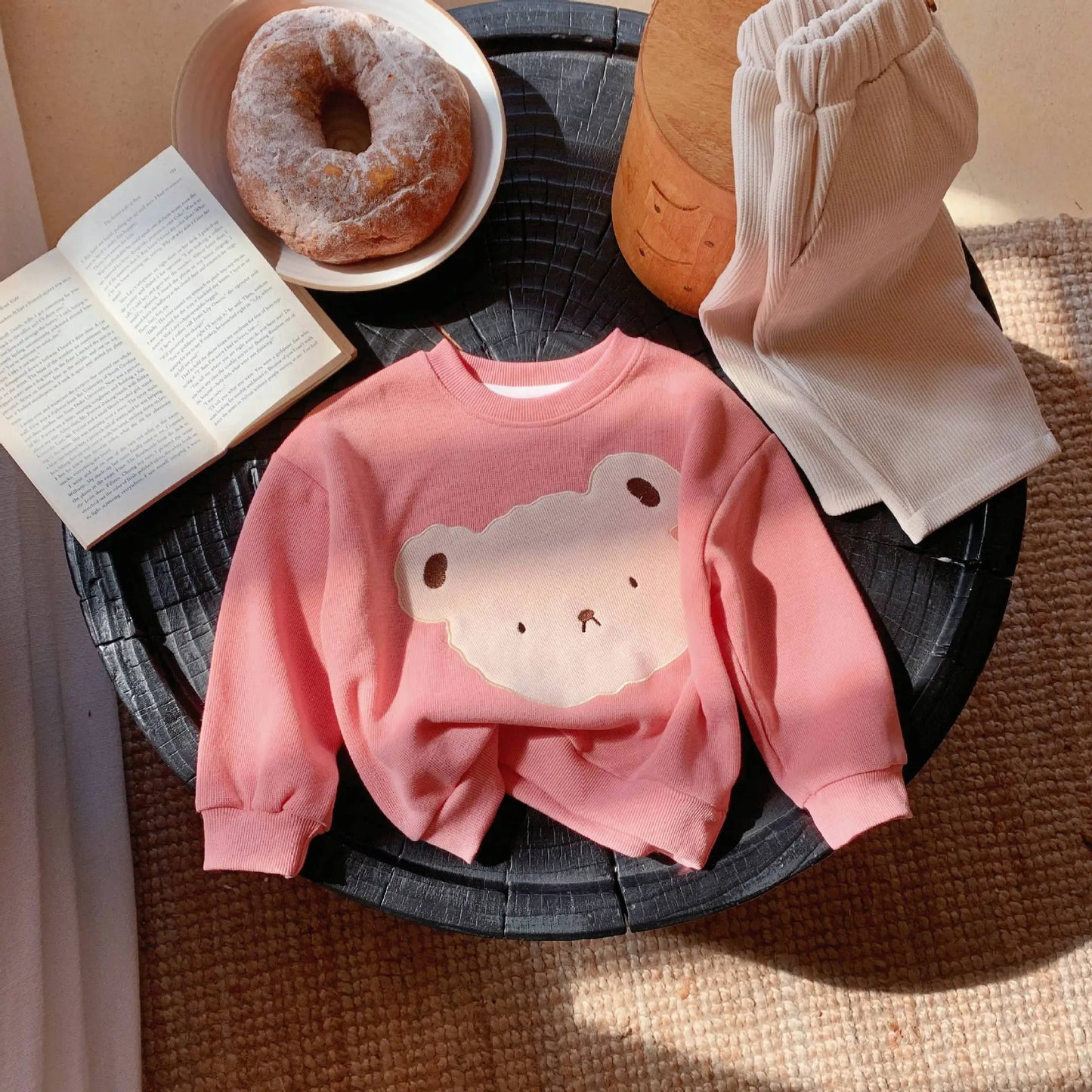 Casual Baby Bear Sweatshirt - Peachy Bloomers