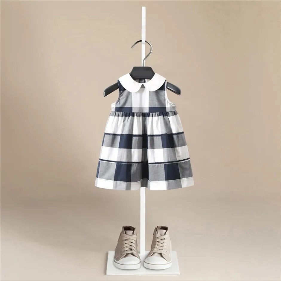 Amelia Classic Plaid Dress - Peachy Bloomers