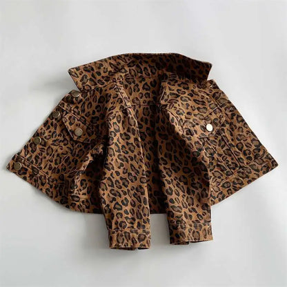 Leopard Denim Jacket