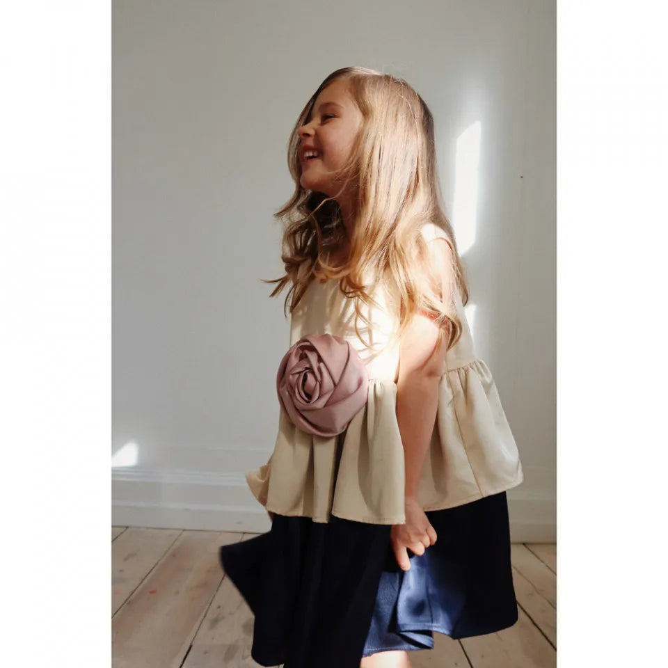 Rose Ruffle Girls Dress