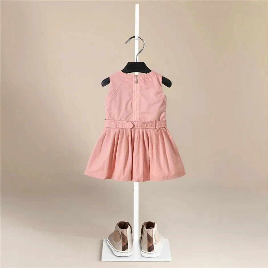 Cotton Belted Flare Dress - Peachy Bloomers