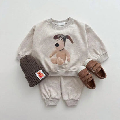 Dog Sweatshirt and Sweatpants Set - Peachy Bloomers