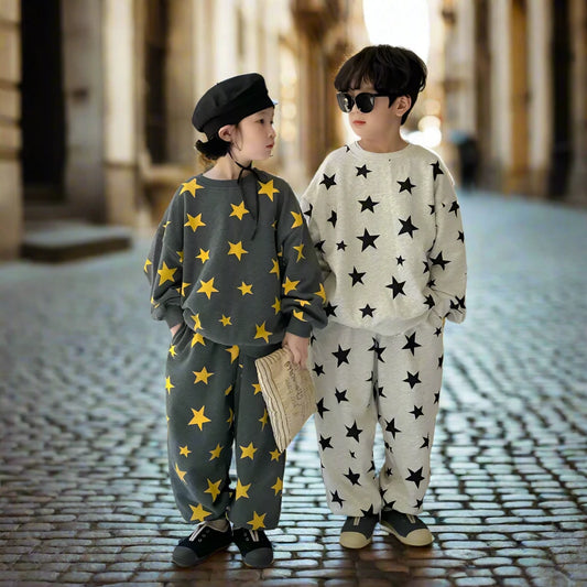 Starry Night Kids Sweatshirt &amp; Sweatpants Set