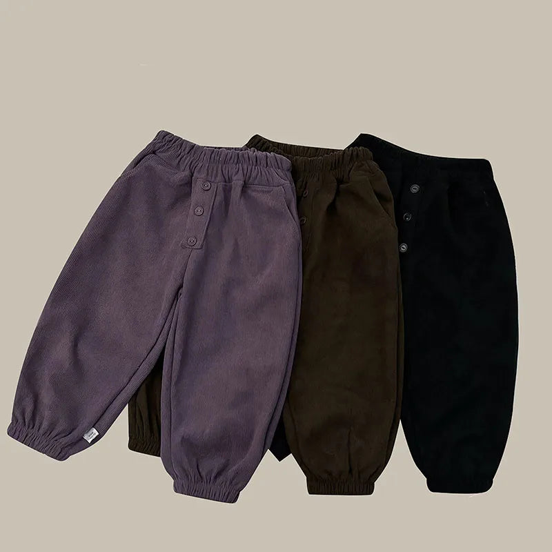 Cozy Corduroy Cotton Pants