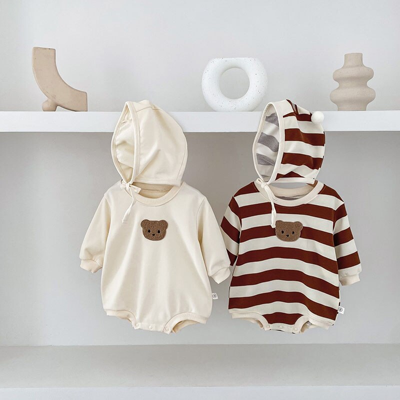 Teddy Stripe Onesie