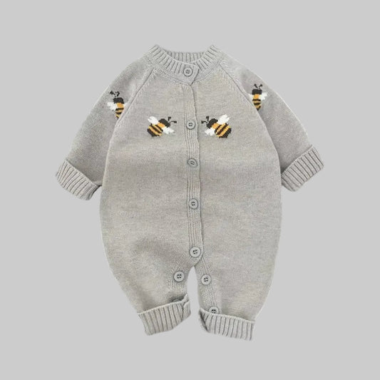 Little Bee Baby Cotton Knit Jumpsuit