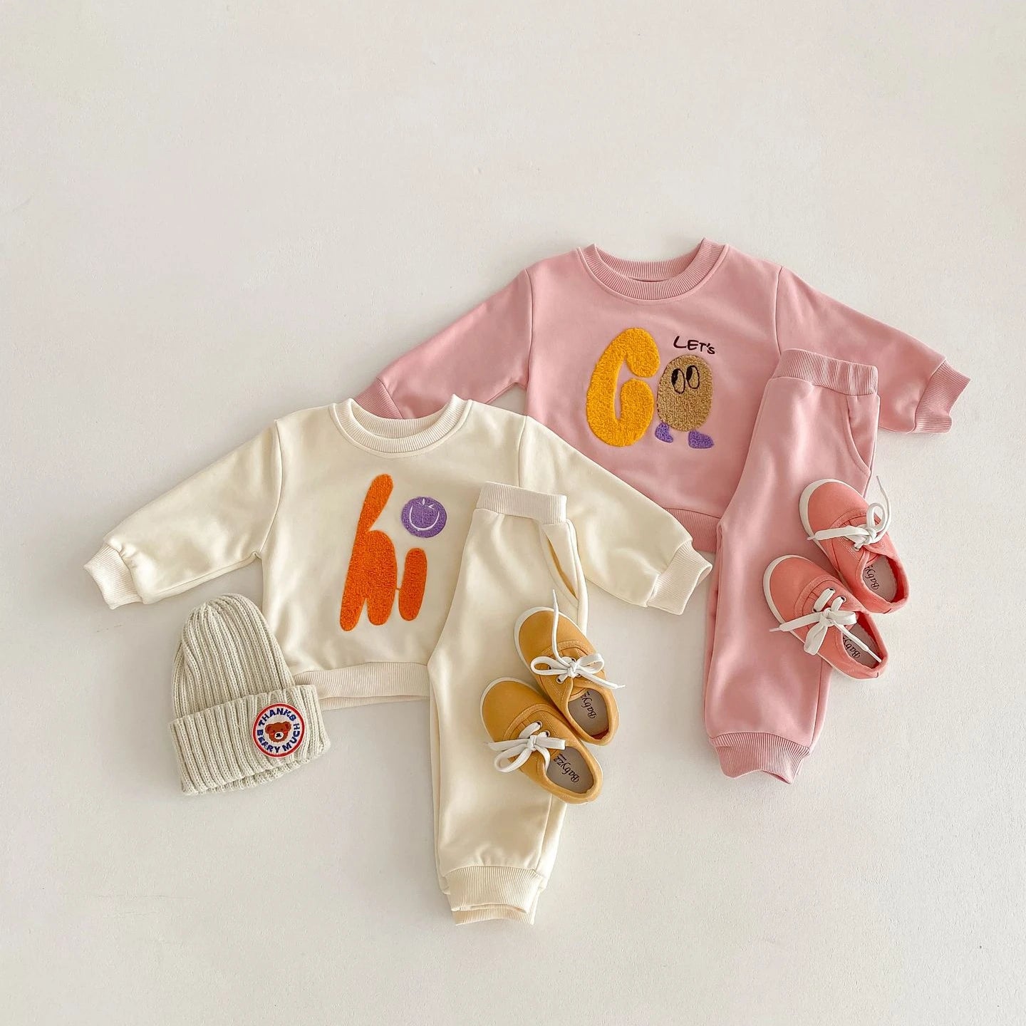 Baby Sweatshirt and Sweatpants Set - Peachy Bloomers