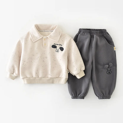Puppy Fleece Toddler Sweatshirt & Sweatpants Set