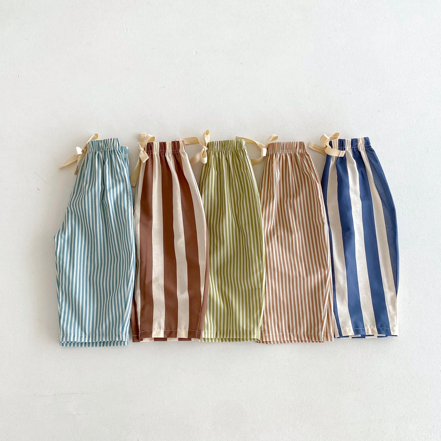 Striped Cotton Drawstring Pants – Unisex Comfort for Everyday Adventures