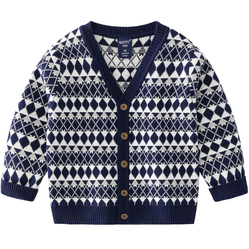 Safari Boys Cotton Cardigan