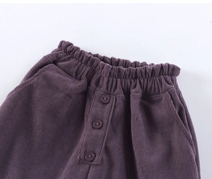 Cozy Corduroy Cotton Pants