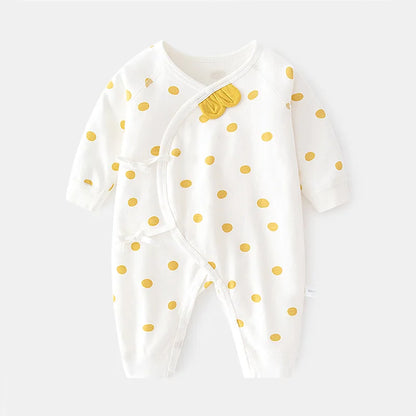 Dot Newborn Romper - Peachy Bloomers