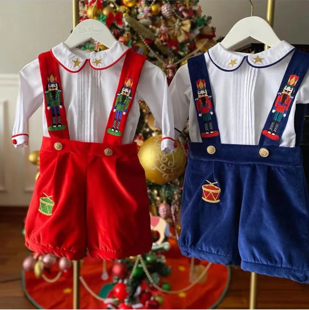 Nutcracker Christmas Two-Piece Set