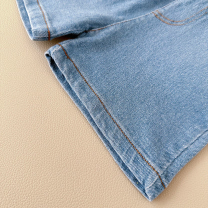 Los Angeles Cotton T-Shirt and Denim Shorts