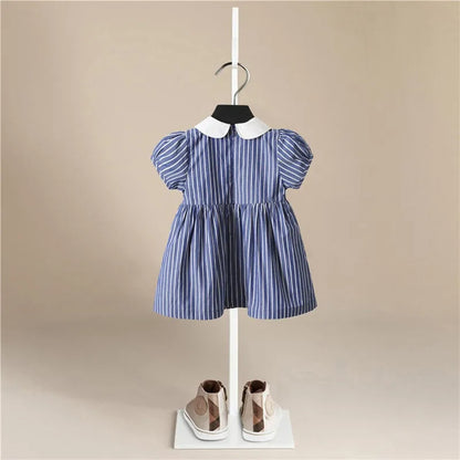 Sailor Stripe Cotton Dress