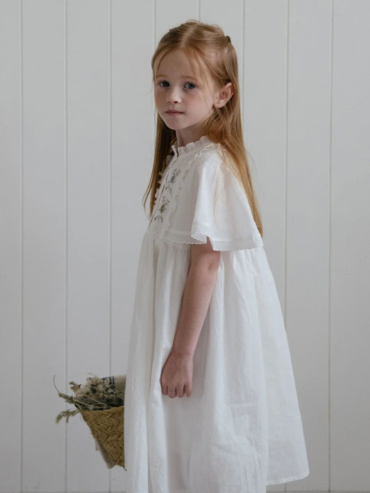Lily Embroidery Cotton Dress