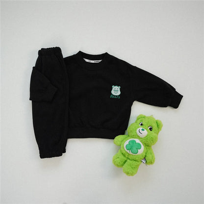 Bear Sweatshirt and Pants set - Peachy Bloomers