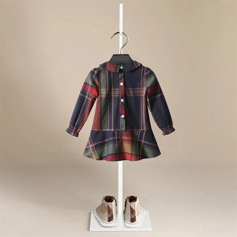 Organic Cotton Brit Plaid Dress