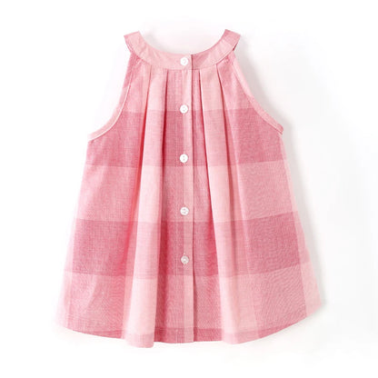 Damson Pink Plaid Dress - Peachy Bloomers