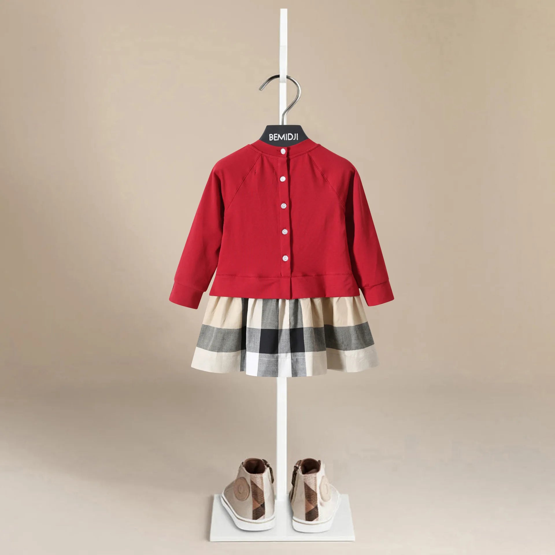 Elie Cotton Plaid Dress - Peachy Bloomers