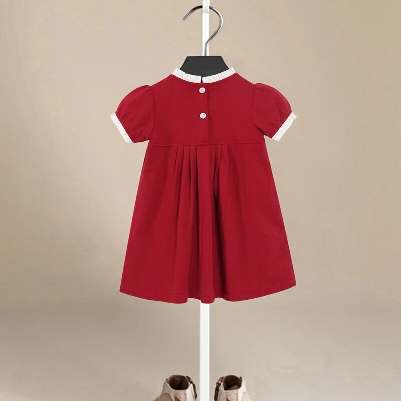 Arya Cotton Dress - Peachy Bloomers