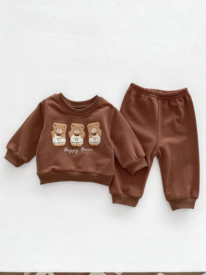 Three Bear Sweatshirt and Sweatpants Set