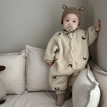 Moon Baby Fleece Jumpsuit
