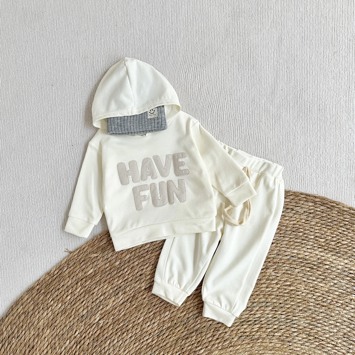 Have A Fun Sweatshirt and Sweatpants Set - Peachy Bloomers