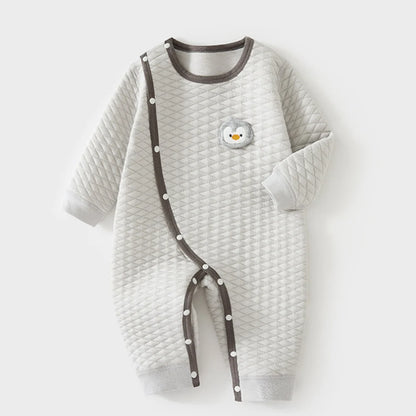 Baby Quilted Cotton Romper