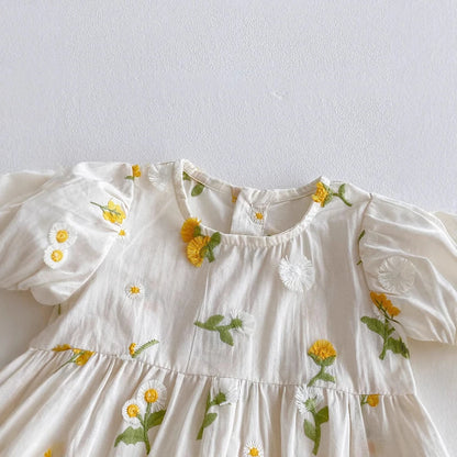 Daisy Flower Baby Cotton Romper