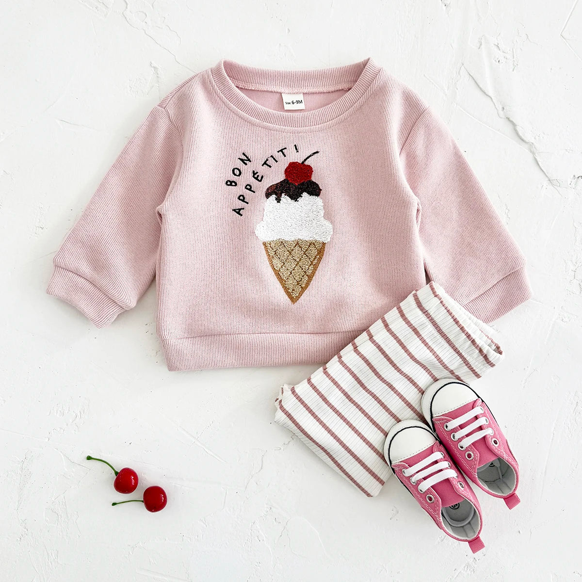 Ice cream Sweatshirt and Leggings Set
