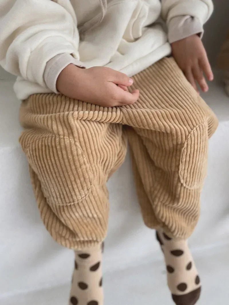 Boys Casual Corduroy Trousers - Peachy Bloomers