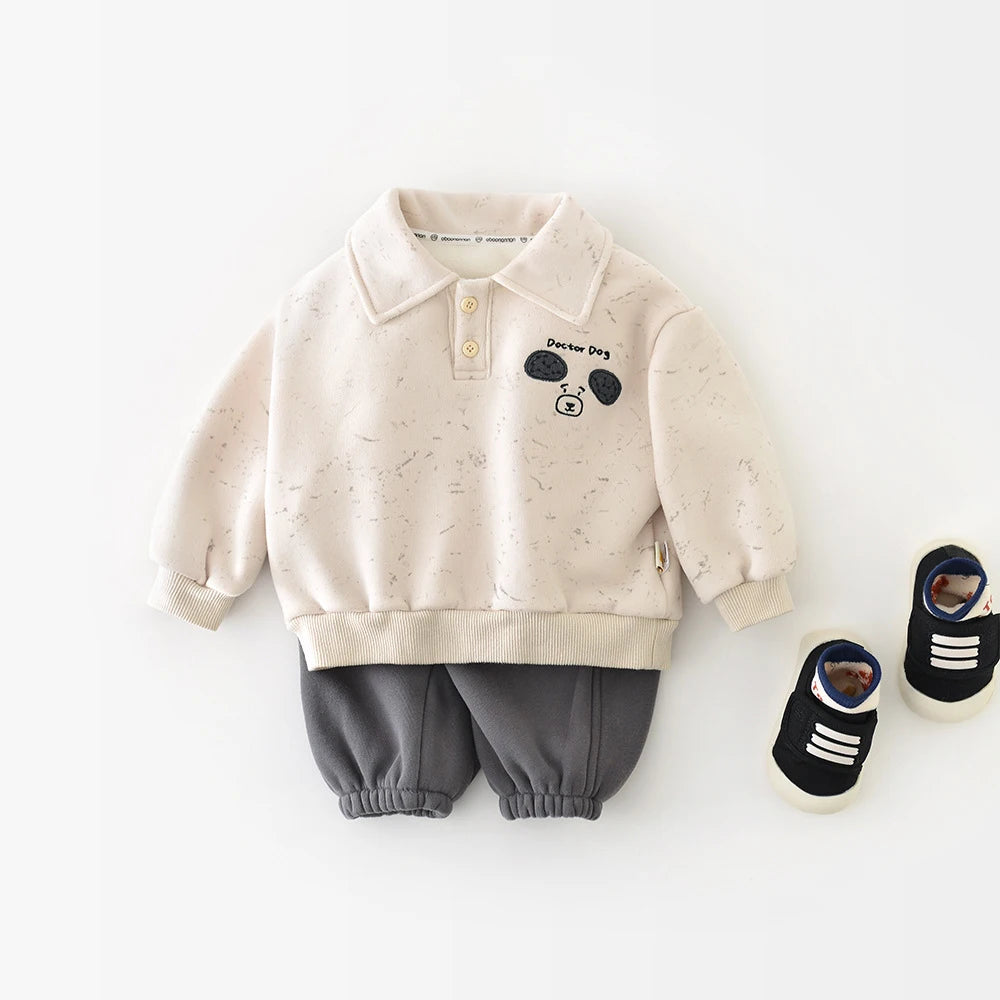 Puppy Fleece Toddler Sweatshirt & Sweatpants Set