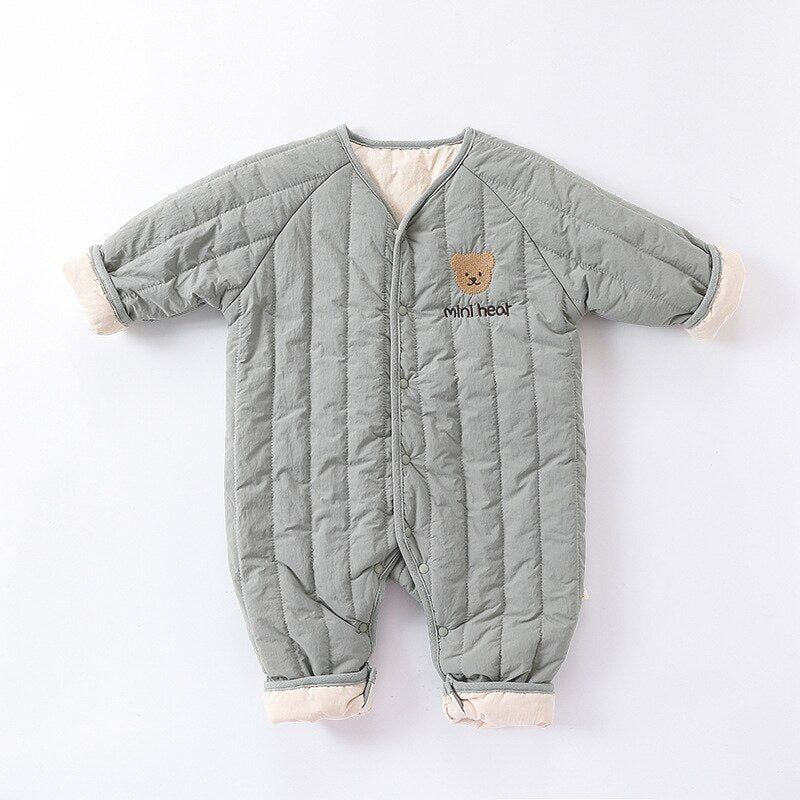 Quilted Baby Bear Jumpsuit