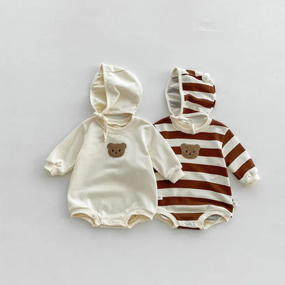 Teddy Stripe Onesie