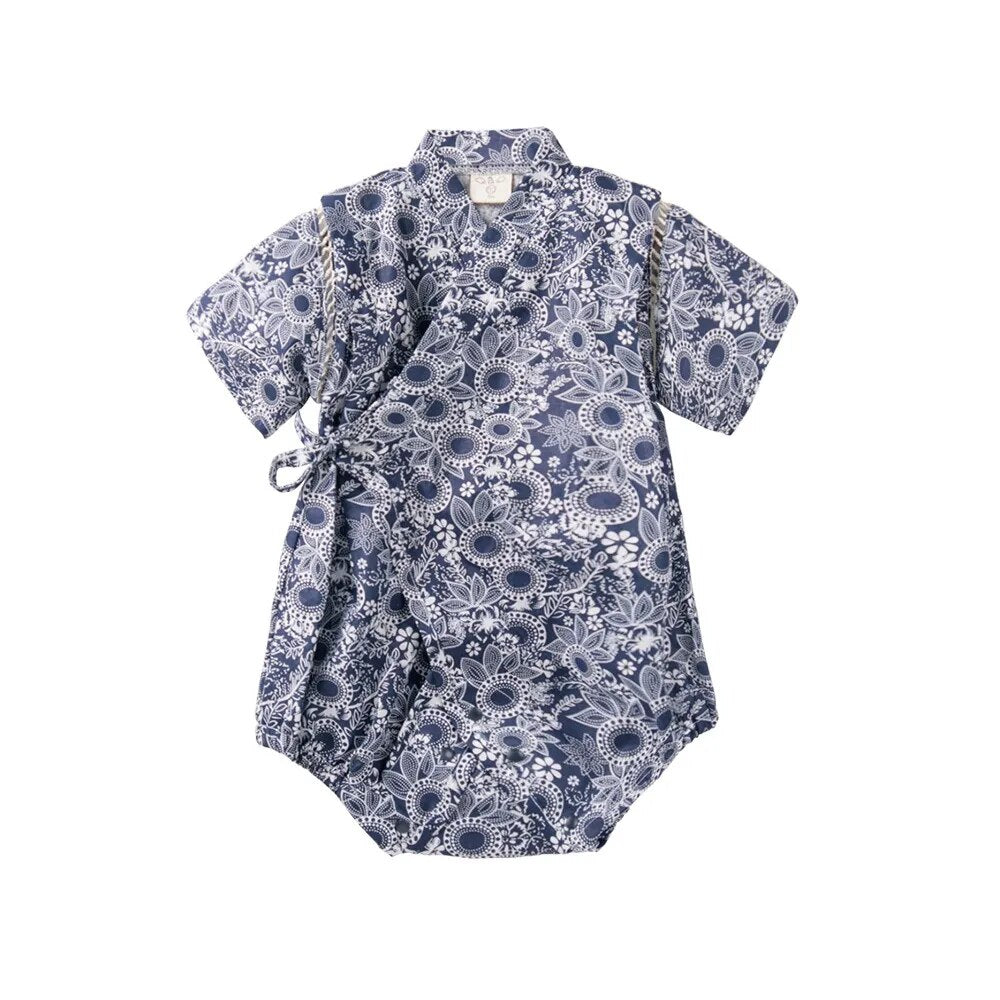 Baby Kimono Onesie - Peachy Bloomers