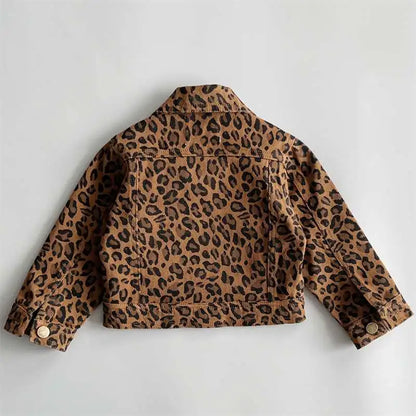 Leopard Denim Jacket