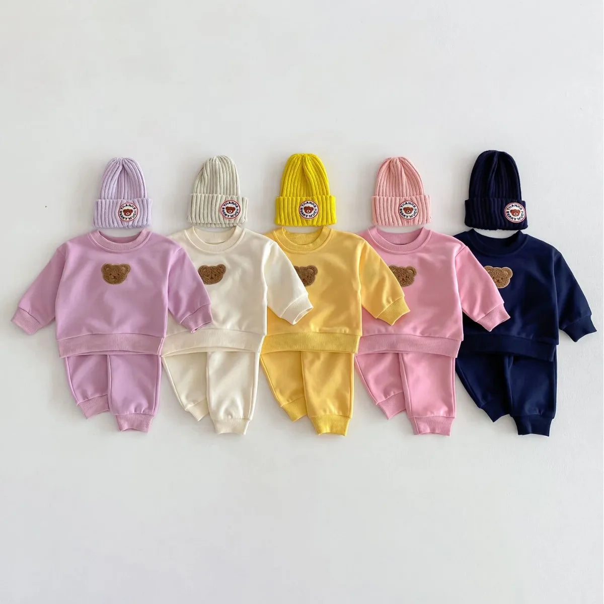 Teddy Baby Sweatshirt and Sweatpants Set