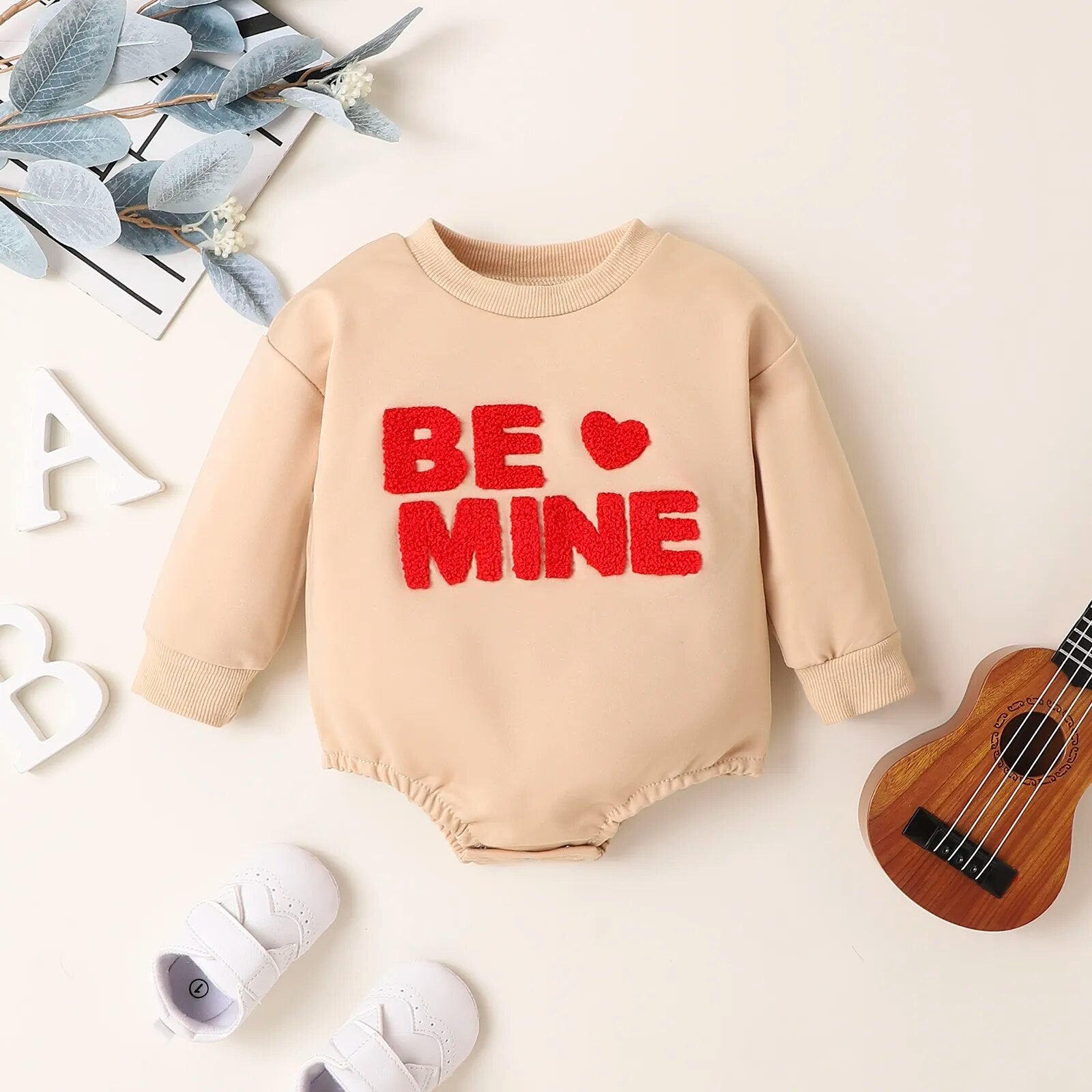 Be Mine Baby Onesie - Peachy Bloomers