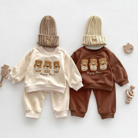 Three Bear Sweatshirt and Sweatpants Set