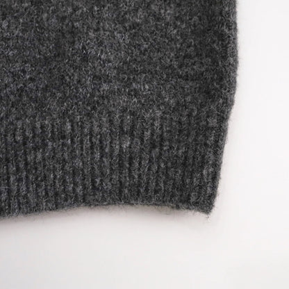 Turtleneck Girls Knit Duck Embroidery Sweater