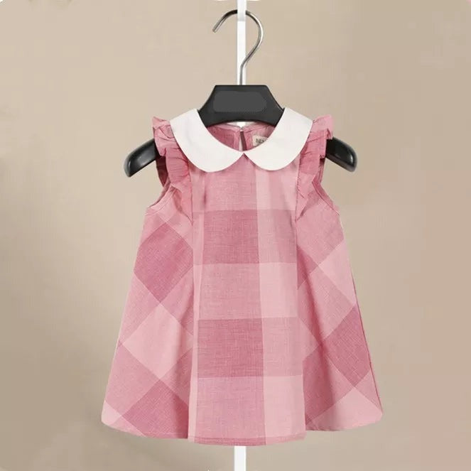 Organic Cotton Plaid Dress