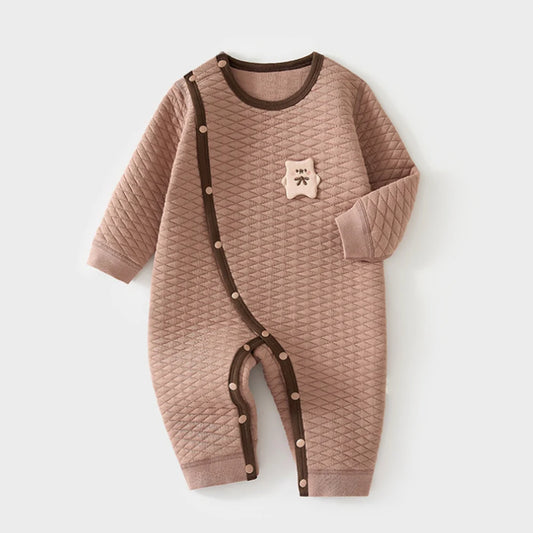 Baby Quilted Cotton Romper